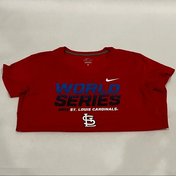 Nike Dri Fit 2013 World Series St Louis Cardinals Shirt Size Large - Picture 3 of 4